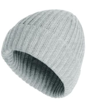 Malo Double-Sided Knitted Hat - Grey