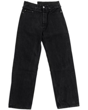 Ambush Straight Leg High-Rise Jeans - Black