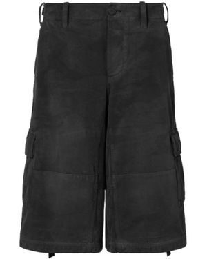 Fendi Cotton Shorts - Black