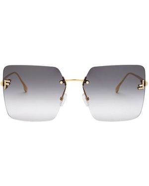 Fendi Rimless Square Sunglasses - Metallic