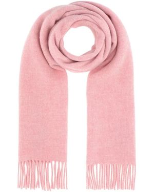 Ganni Tasselled Scarf - Pink