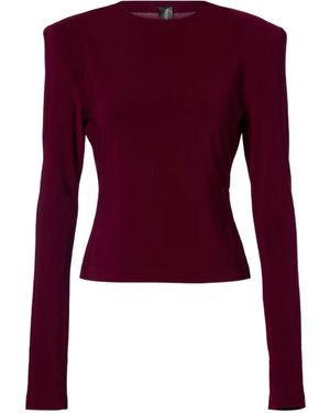 Norma Kamali Jersey Top - Red