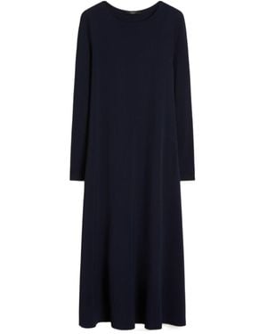 Weekend by Maxmara Long Viscose Jersey Dress - Blue