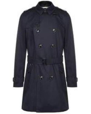 Burberry Double-Breasted Trench Coat - Blue