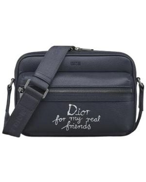 Dior And Hylton Nel Rider 2.0 Zipped Messenger Bag - Blue