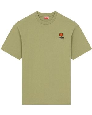 KENZO 'Boke Flower' Crest T-Shirt - Green