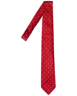 Tom Ford Pointed Tie - Red