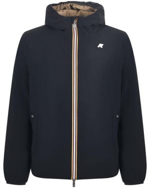 K-Way Jack Reversible Hooded Down Jacket - Blue