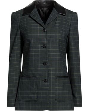 Rag & Bone Checked Single- Suit - Black