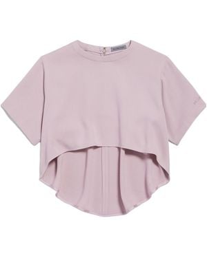 Balenciaga Cropped Train Top - Pink