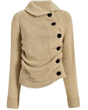 KHAITE Lorrai Cardigan - Natural