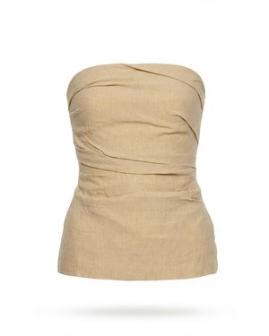 TOVE Izel Bandeau Top - Natural