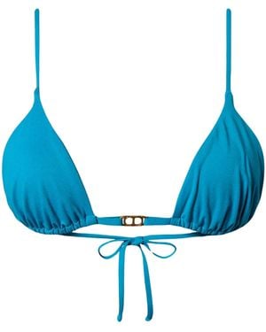 Twinset Triangle-Cup Bikini Top - Blue