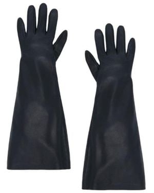 Saint Laurent Five Finger Gloves - Black