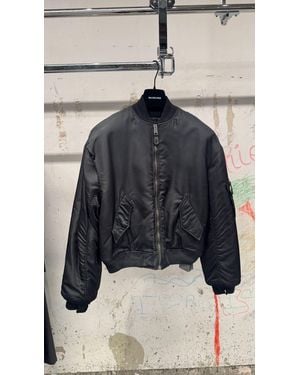 Balenciaga Long-Sleeved Casual Jacket - Blue