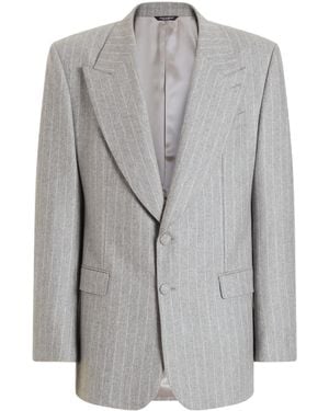 Dolce & Gabbana Martini Single-Breasted Jacket - Gray