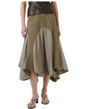 Our Legacy Petti Asymmetric Skirt - Green