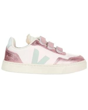 Veja Glitter Strap Sneakers - Pink