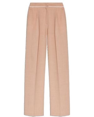 Forte Forte Creased Casual Pants - Natural