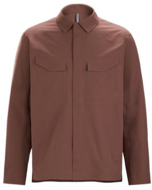 Veilance Field Shirt Ls - Brown