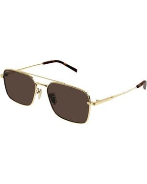 Gucci Metal Frame Aviator Sunglasses - Multicolor