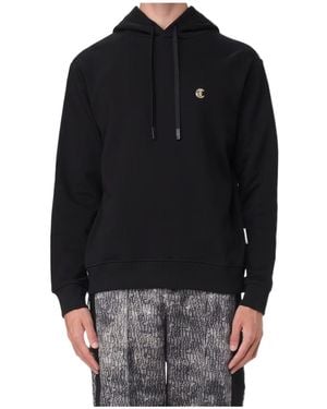 Just Cavalli Cotton Hoodie - Black