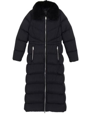 Moose Knuckles Long-Sleeved Down Jacket - Blue
