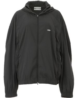 Amomento Nylon Hooded Jacket - Black