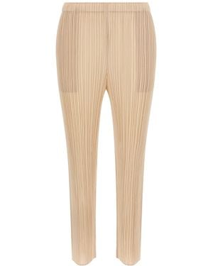 Pleats Please Issey Miyake Pleats Please Issey Miyake Monthly Colours July Trousers - Natural