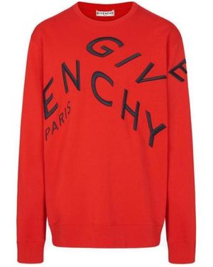 Givenchy Embroidered-Logo Long-Sleeve Jumper