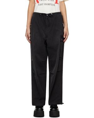 Rhude Ssense Exclusive Black Parachute Pants