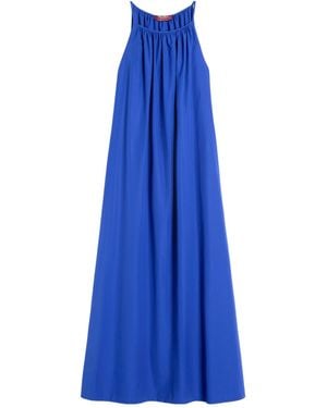 Max Mara Cotton Poplin Dress - Blue