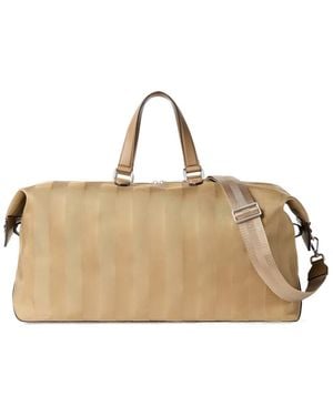 Fendi Lui 48 Stripe Duffel Bag - Natural