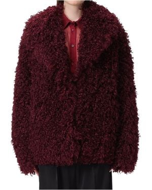 Aniye By Faux Fur Jacket - Red