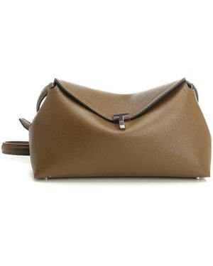 TOTEME Totême T-Lock Medium Shoulder Bag - Brown