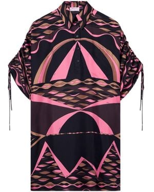 PUCCI Dune Print Silk Kaftan - Multicolor