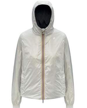 K-Way Lil 2.0 Plus.2 Reversible Jacket - White