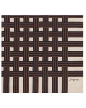 Saint Laurent Square Scarf - Black