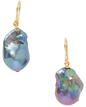 Jil Sander Grainy Earrings - Blue