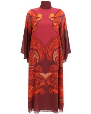 La DoubleJ Long-Sleeved Dress - Red