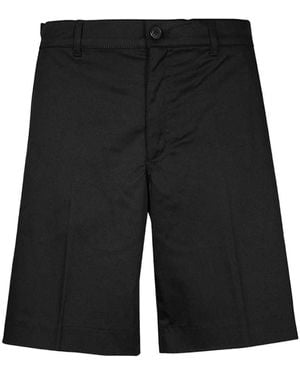 Givenchy Label Patch Chino Shorts - Black