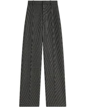 Phoebe Philo Zippered Wool Track Pants - Gray