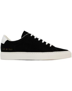 Common Projects Low-Cut Casual Shoes With Lace Front - Black