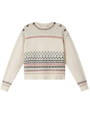 Isabel Marant Zury Jumper - White