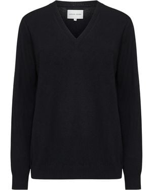 Loulou de Saison V-Neck Jumper - Black