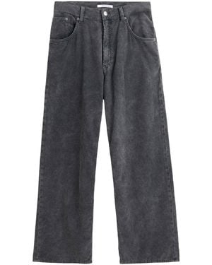 sunflower Super Wide Belt Loop Casual Pants - Gray