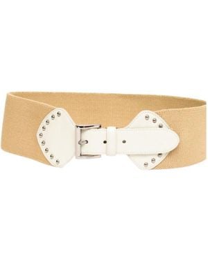 Prada Buckled Waist Belt - White