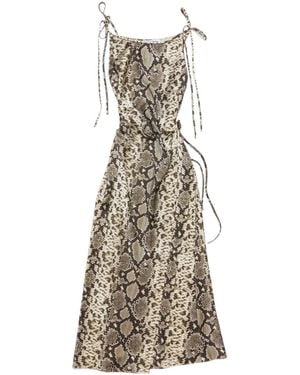 Acne Studios Satin Dress - Natural