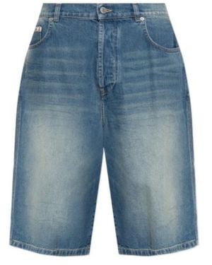 Moschino Logo Shorts - Blue