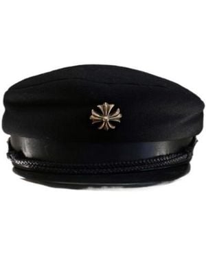 Chrome Hearts Patterned Hat - Black